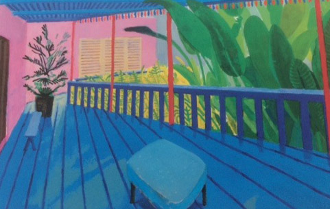 PINK HOCKNEY